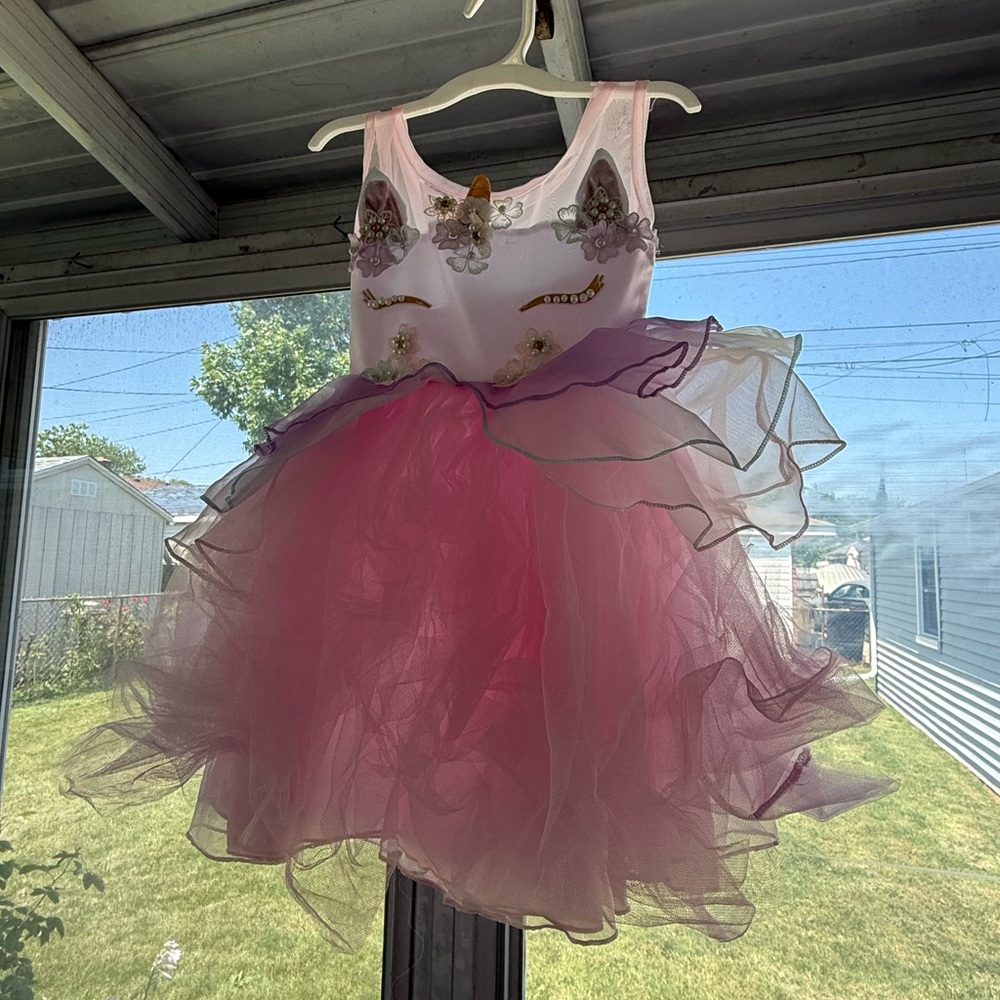 FAO Schwarz Pink Unicorn Dress